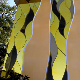 Back Painted Glass or Coloured Glass